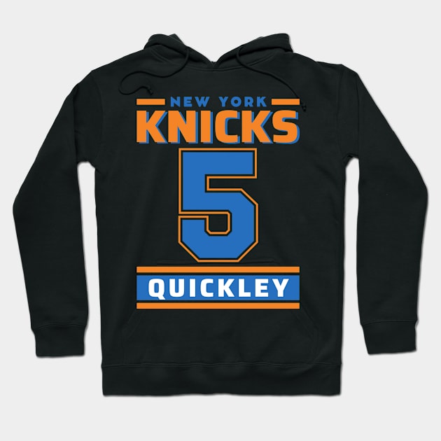 New York Knicksss Quickley 5 Edition Varsity Hoodie by ENTIN 